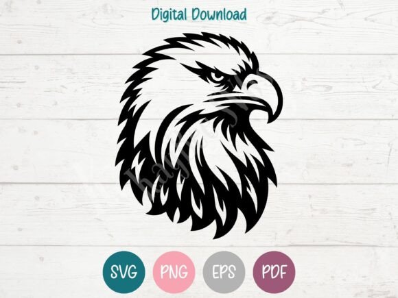 Bald Eagle Head SVG Cut File: Practical Applications for Patriotic and Nature-Themed Crafts
