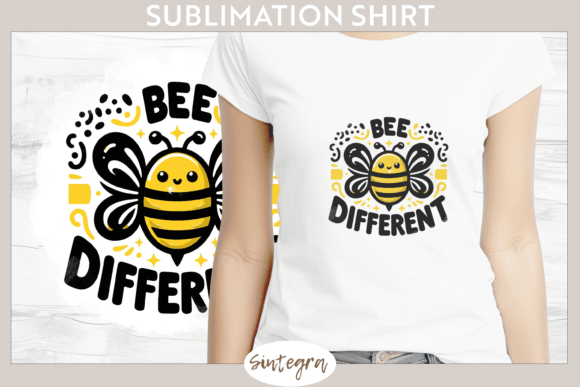 Bee Different V2 T-shirt Sublimation: Integrating High-Resolution Assets into Your Production Workflow