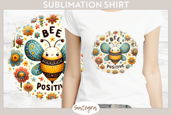 Mastering Print Quality with Bee Positive V4 T-shirt Sublimation Assets