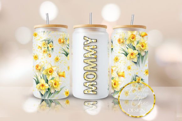 Mommy Libbey Glass Can Wrap PNG UVDTF Design Guide