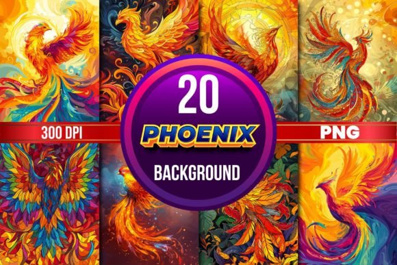 Phoenix Background for Cover: Visuals for Rebirth