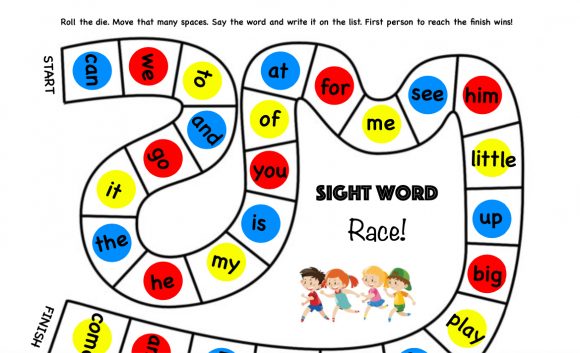 Sight Word Race: Turning Repetition into Playful Literacy Practice