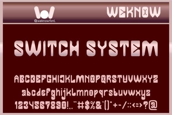 Why Switch System Is the Techno-Various Font Your Brand Needs